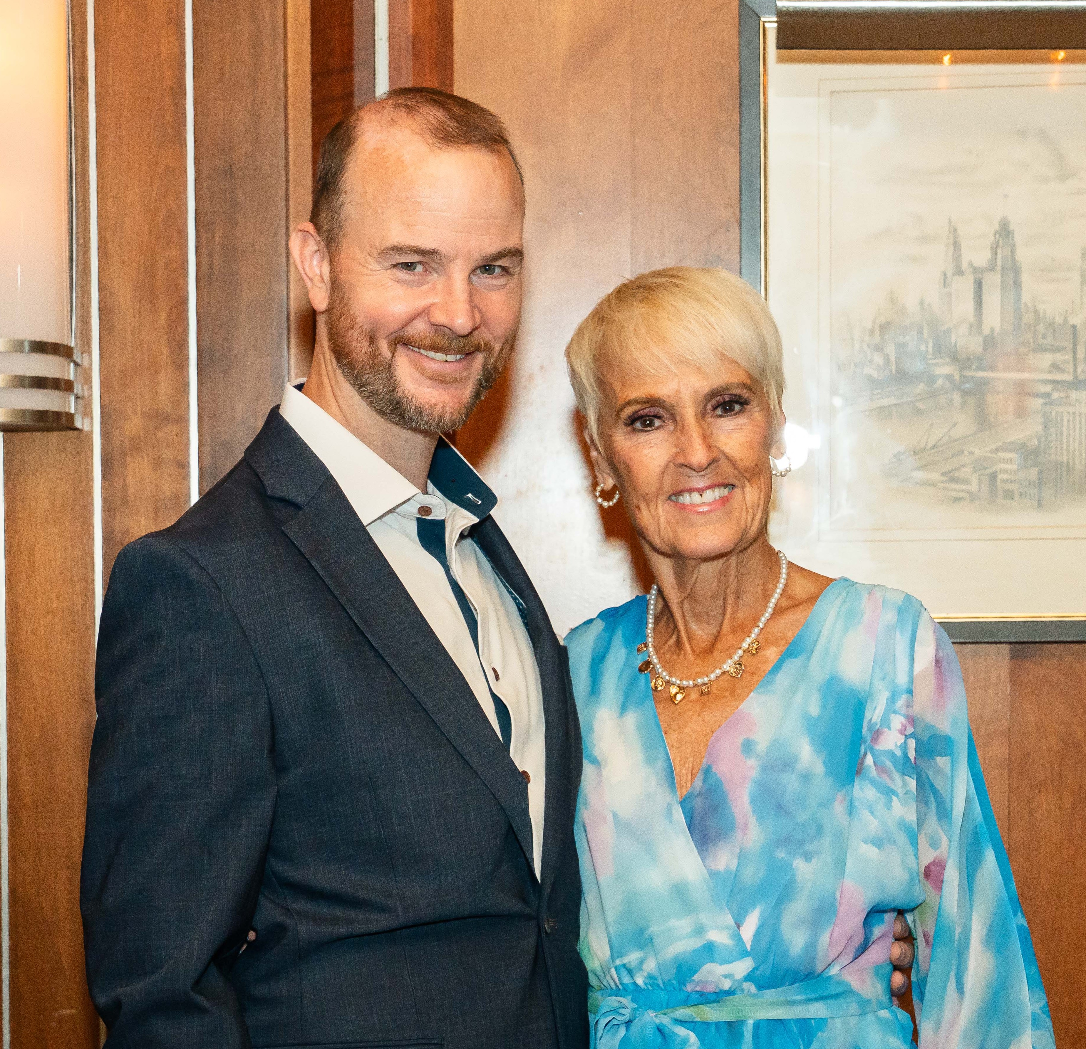 Matt Nolan with his mom