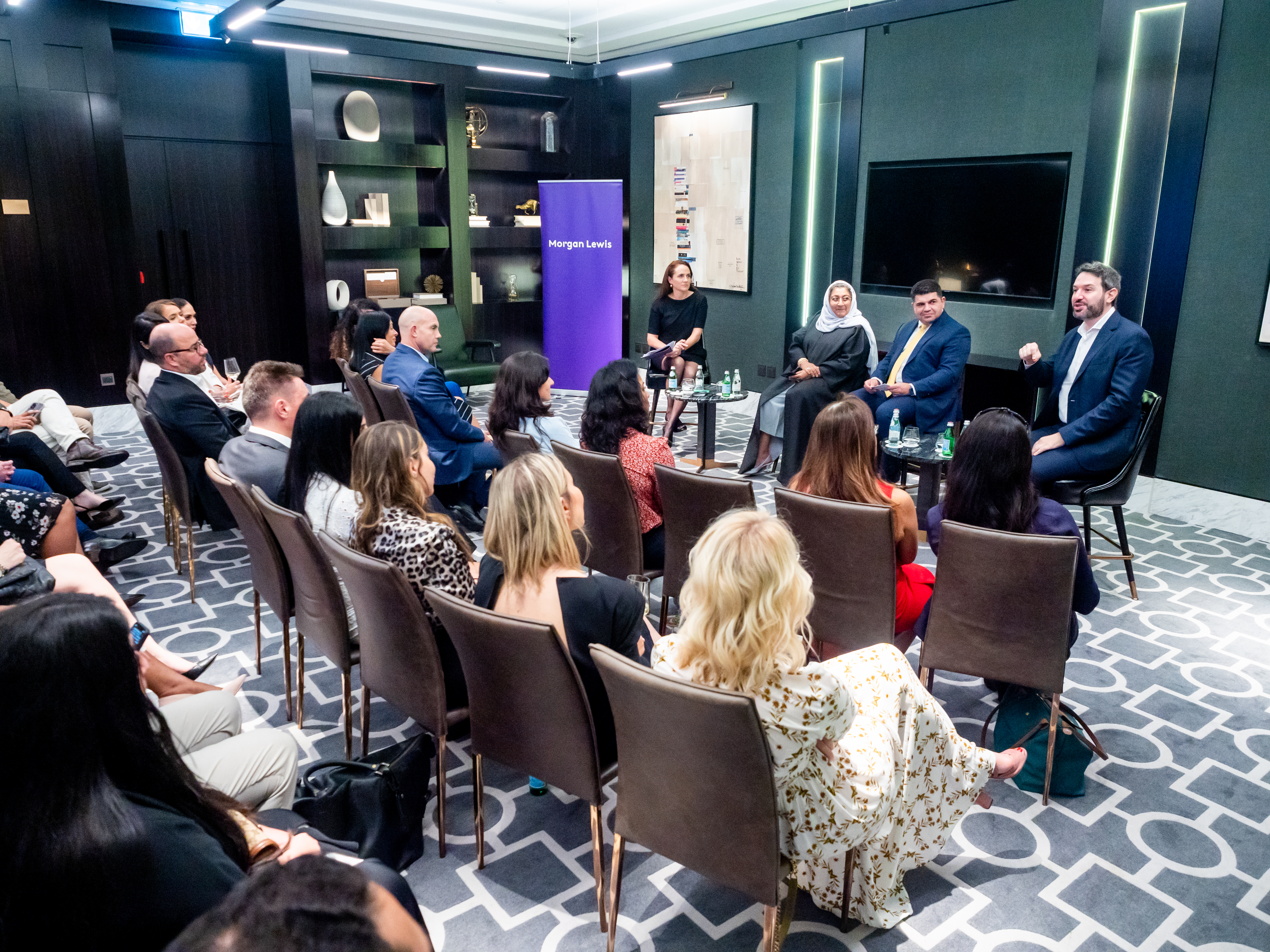 This and the following are miscellaneous photos of various participants and the audience, as well as networking afterwards.