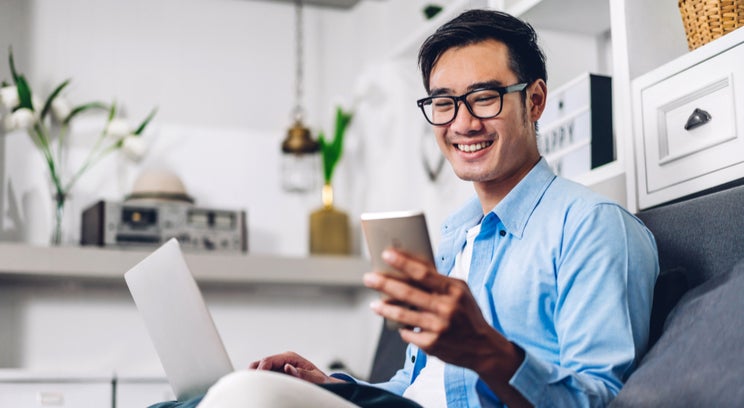 Man working from home