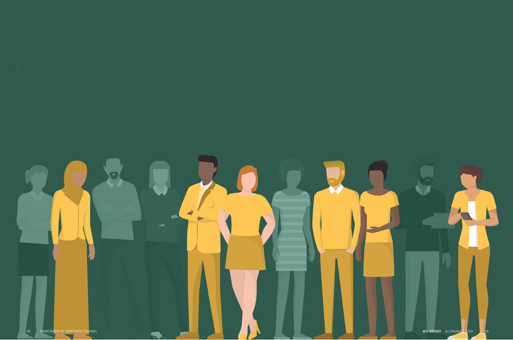 Several people in business attire