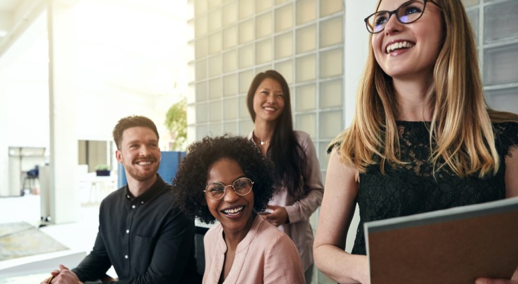 a diverse group of business people