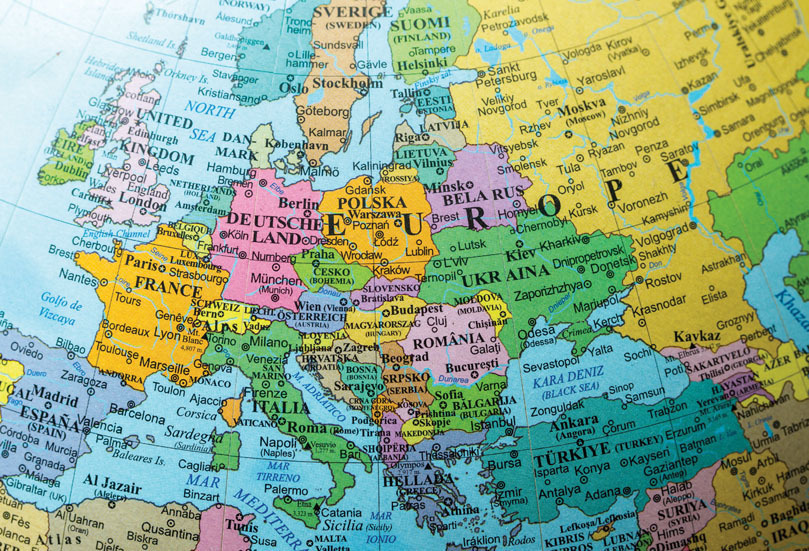 map of europe