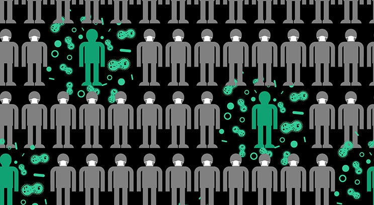 infected individuals spread germs