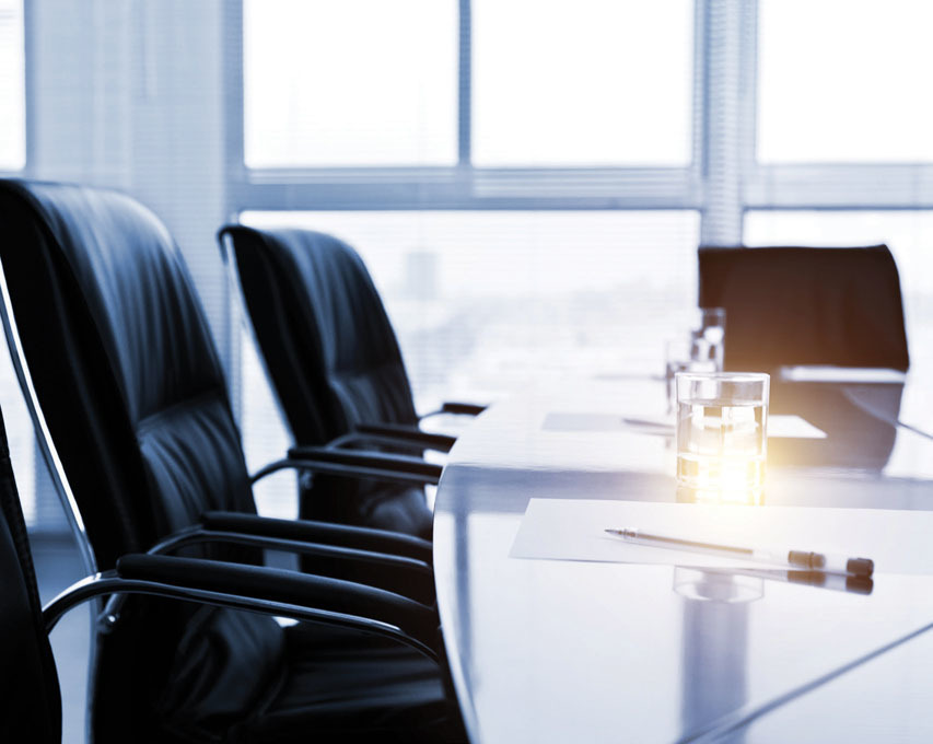 Office table and chairs