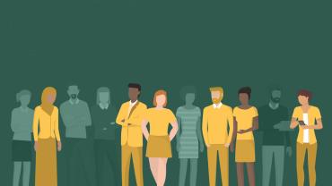 Several people in business attire