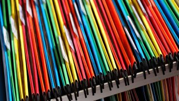 colorful files