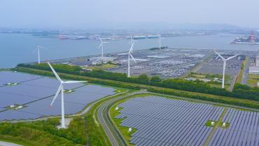 wind turbines in Asia