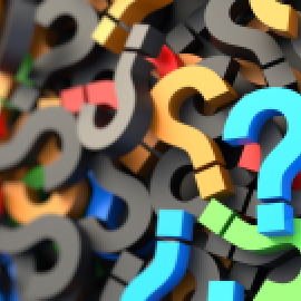 question marks