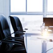 Office table with office chairs