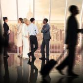 people in an airport