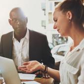 lawyers discussing legal operations