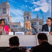 panel with Madrid and year of Europe conference, 2022, showing