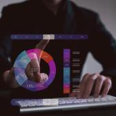 metrics displayed on a transparent screen