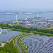wind turbines in Asia