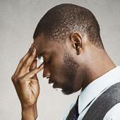 a stressed man